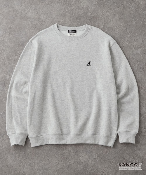 「KANGOL」 スウェットカットソー X-LARGE グレイッシュベージュ メンズ_画像9