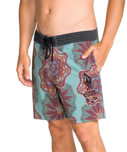 VOLCOM made in USAデッドストックサーフトランクス 34 VOLCOM（ボルコム） 水着 水着 海パン トランクス サーフパンツ FA