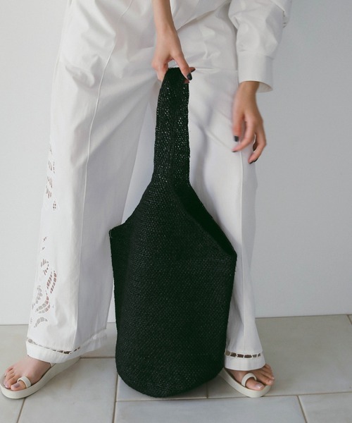 anuke（アンヌーク） トートバッグ Raffia Tote Bag レディース