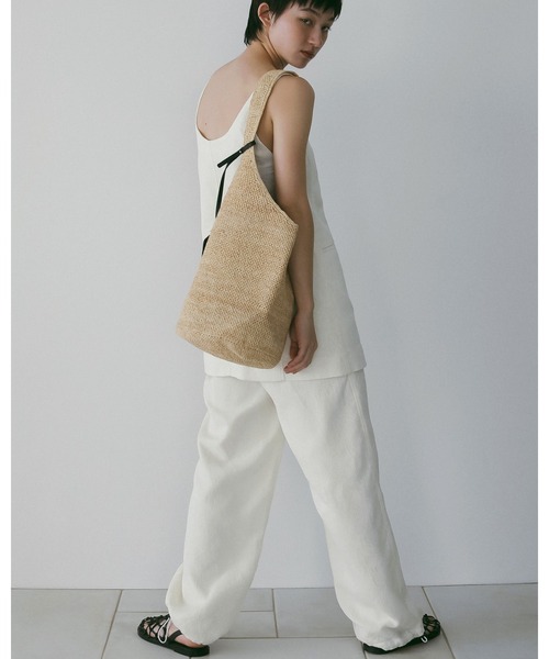 anuke（アンヌーク） トートバッグ Raffia Tote Bag レディース