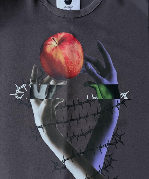 SHAREEF（シャリーフ） tシャツ APPLE ” S/S BIG-T メンズ : ZOZOTOWN