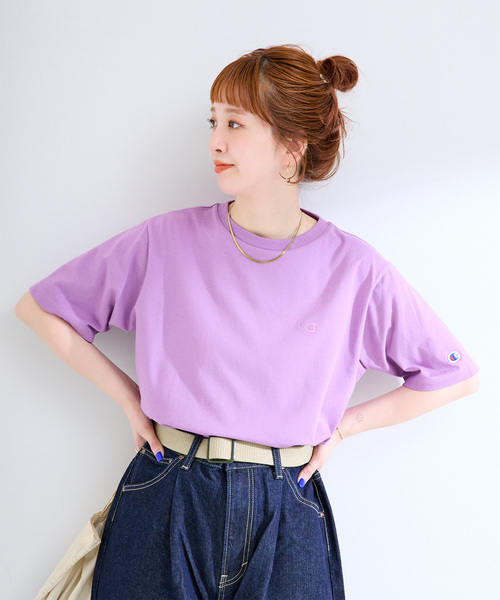 おんちゃ Champion（チャンピオン） tシャツ 半袖 ウォッシャブル / Champion