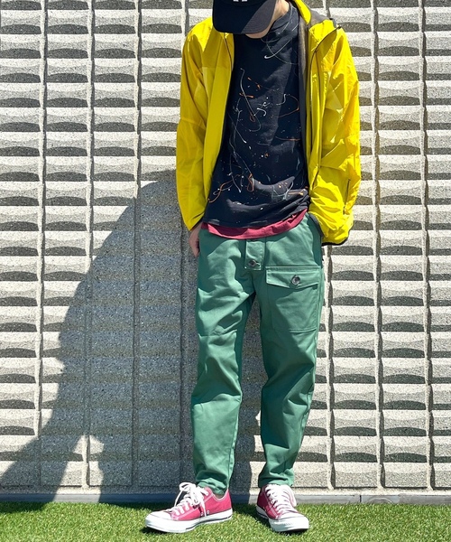 「BEATJIVE」 「contr@cte」カーゴパンツ 3 グリーン メンズ_画像2