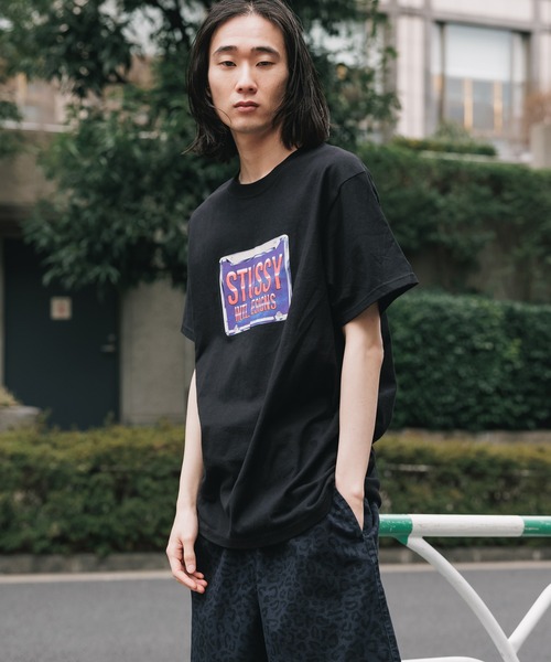 STUSSY（ステューシー） 半袖Tシャツ M ブラック メンズ : ZOZOTOWN