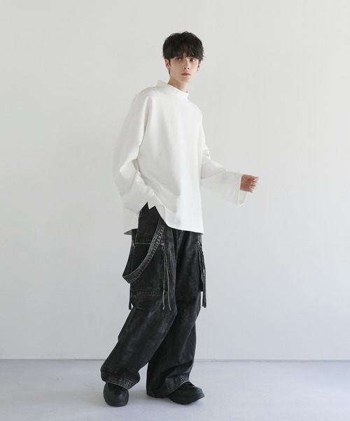 「LILL」 長袖Tシャツ X-LARGE ブラック メンズ_画像7