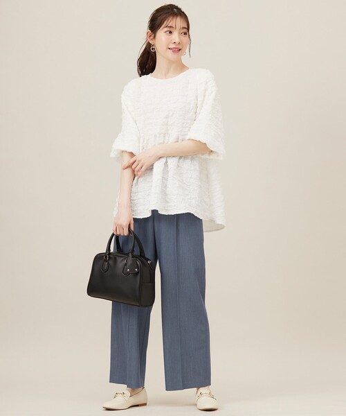 「ANY SIS」 半袖チュニック 2 ピンク レディース_画像5