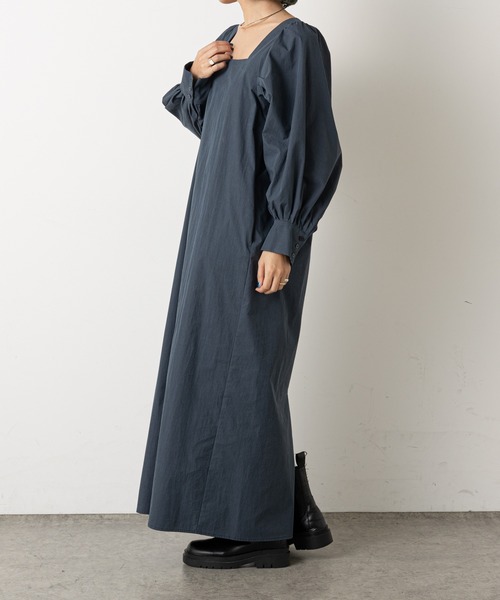 「Omekashi」 長袖ワンピース 36 ピンク レディース_画像8