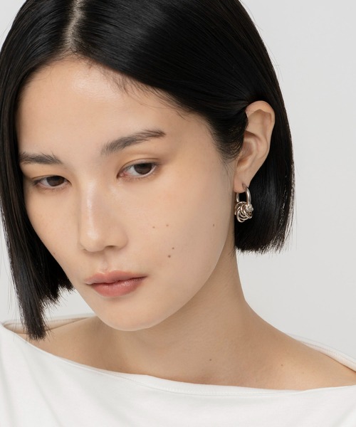「LAPUIS」 イヤリング(両耳用) FREE シルバー レディース_画像8