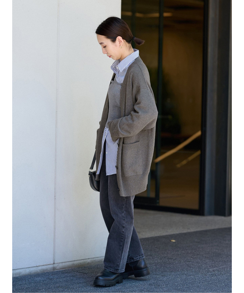 追加》コットンカシミヤビッグカーディガン JOURNAL STANDARD