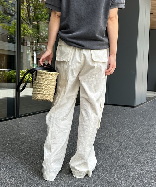 「U by SPICK&SPAN」 カーゴパンツ 36 ホワイト系その他 レディース_画像7