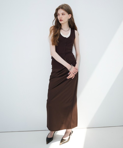 JOSE MOON（ジョゼムーン） タンクトップ ノースリーブ BI-COLOR TANK