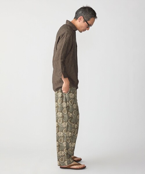 SHIPS（シップス） ワイドパンツ パンツ SHIPS: インドネシア パターン
