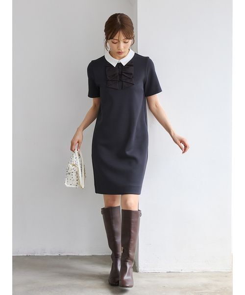 CELFORD（セルフォード） ワンピース 半袖 リボンモチーフミニ