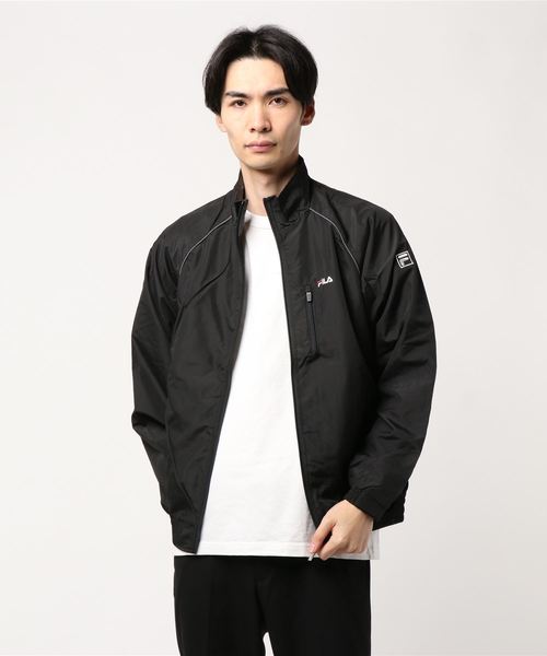 ジャケット ブルゾン 【FILA/フィラ】ワンポイント刺繍 裏メッシュ ブルゾン ジャケット ブルゾン 【FILA/フィラ】ワンポイント刺繍 裏メッシュ ブルゾン