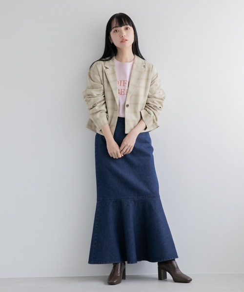 スカート デニムキリカエマーメイドスカート 260739|ZOZOTOWN |09