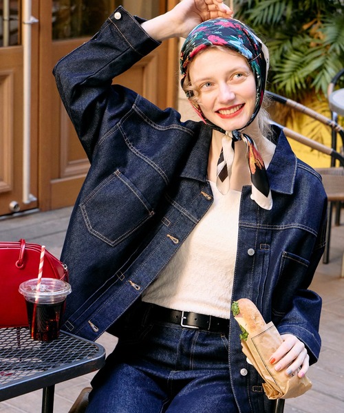 BONLECILL（ボンルシール） デニムジャケット gジャン ルーズデニム