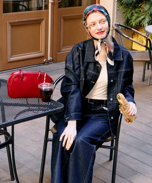 BONLECILL（ボンルシール） デニムジャケット gジャン ルーズデニム