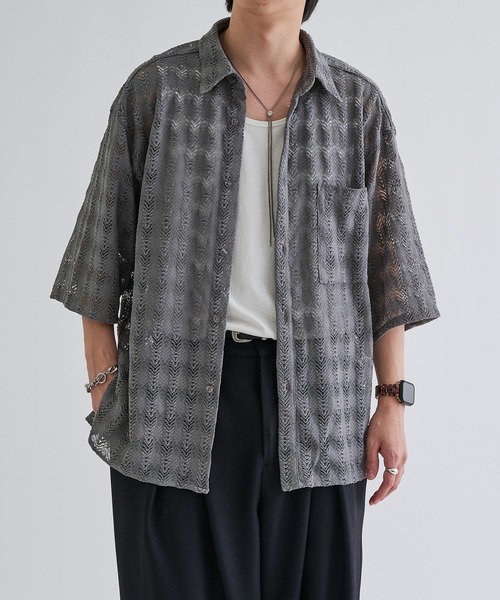 epnok シャツ レースシアールーズシャツ メンズ レディース : ZOZOTOWN