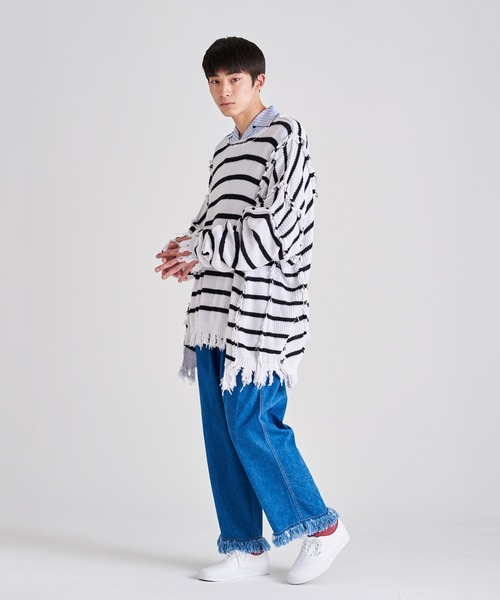 DISCOVERED ジーンズ ディスカバード / DENIM WIDE SLACKS PANTS
