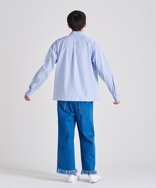 パンツ nullus 23aw/wide denim pants UNUSED＞WIDE DENIM PANTS/デニムパンツ