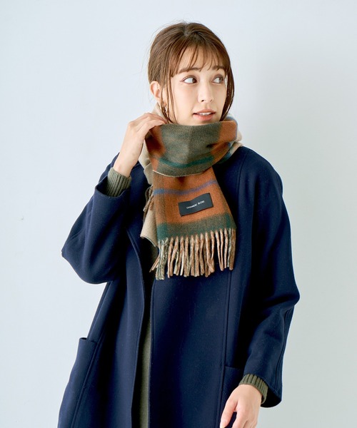 Pierre Louis Mascia チェック柄 ストール シルク カシミヤ混 買う価値ありの名品小物「Pierre-Louis Mascia」シルクストール