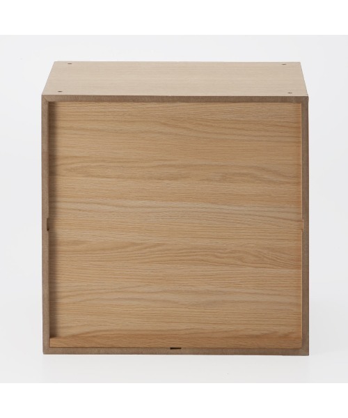 無印良品（MUJI） 家具 スタッキングチェスト・引出し・4個／オーク材