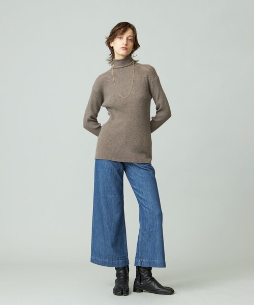 ニット セーター 「WOMEN」ANTI PILLING WOOL リブタートルニット レディース J.PRESS YORK STREET ニット セーター 「WOMEN」ANTI PILLING