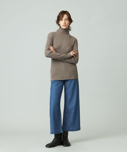 ニット セーター 「WOMEN」ANTI PILLING WOOL リブタートルニット レディース J.PRESS YORK STREET ニット セーター 「WOMEN」ANTI PILLING