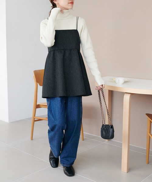 Discoat（ディスコート） ニット セーター 「WEB限定」ラメリブ