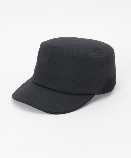 Supreme ワークキャップ リップストップ ブラック ikka（イッカ） キャップ 帽子 リップストップワークキャップ メンズ
