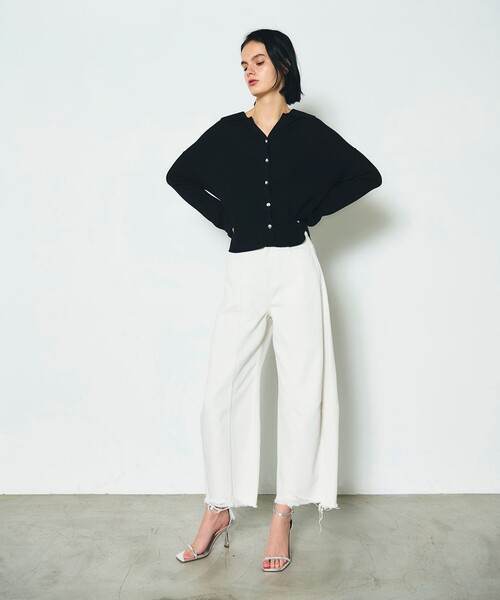 GRACE CONTINENTAL ニット セーター スラブリブシャツニット