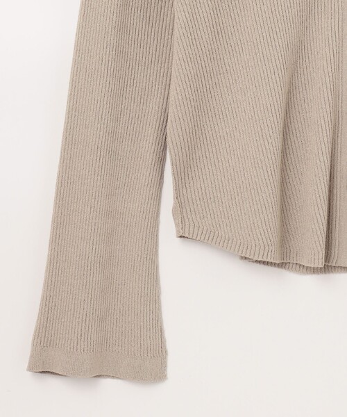 GRACE CONTINENTAL ニット セーター スラブリブシャツニット