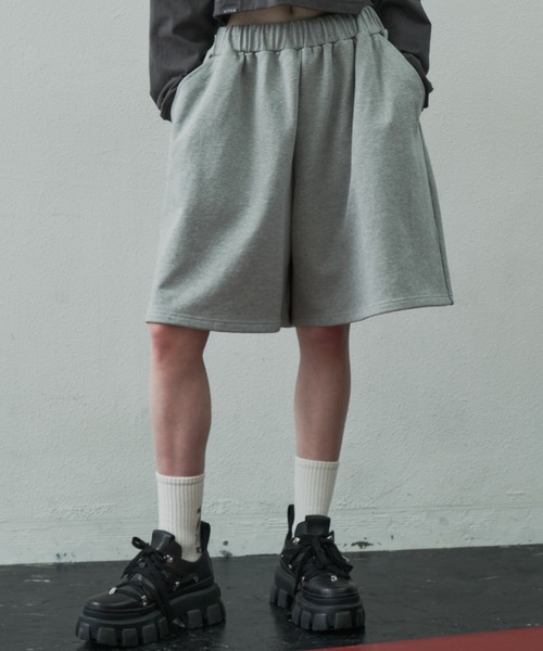 alo ハイウエストイージースウェットショートパンツ S黒　ブラック スウェットイージーショートパンツ[品番：WG010090181]｜WEGO