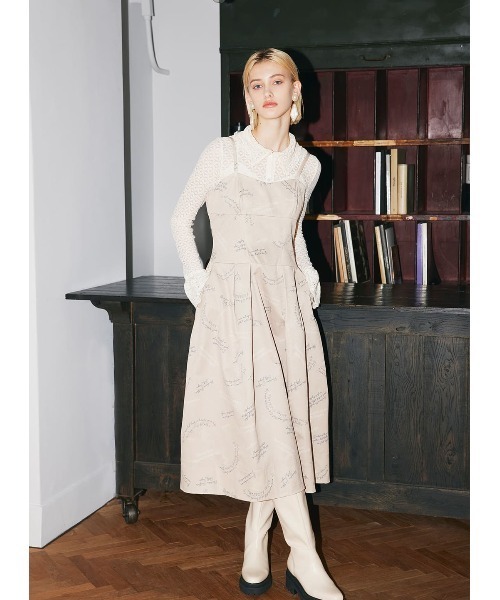 COEL ワンピース レタープリントキャミワンピース : ZOZOTOWN Yahoo!店  