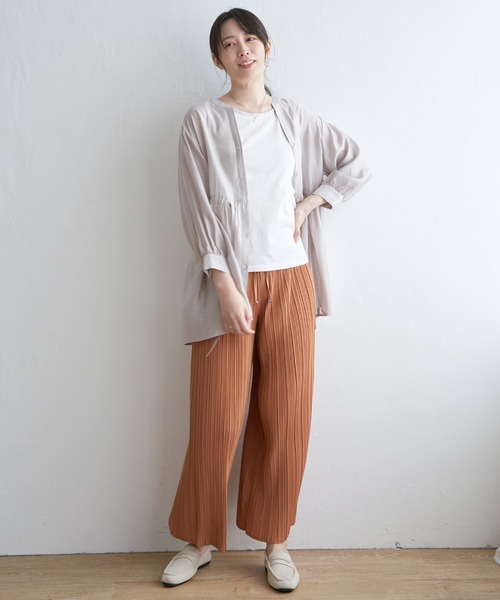 TOCCA モール混ニットトップス ノースリーブ　USA製 セール】 リネンコットンノースリーブニット （タンクトップ