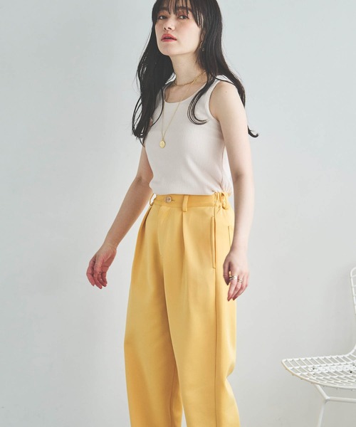 mil（ミル） パンツ 「150cm前後の小柄さんサイズ」カットタック