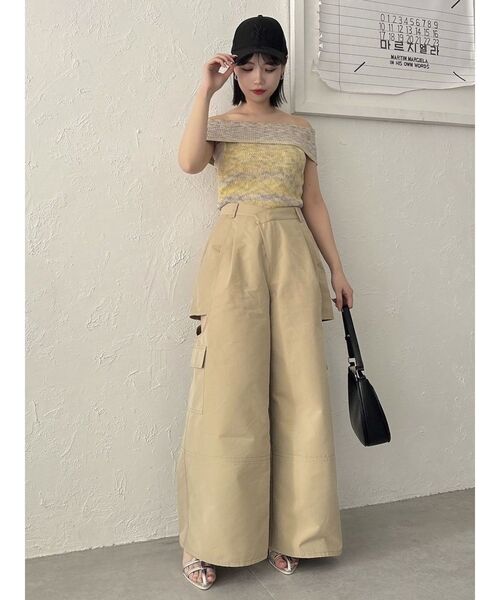 dazzlin ニット セーター 「WEB限定」2wayオフショルニット