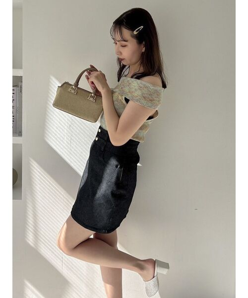 dazzlin ニット セーター 「WEB限定」2wayオフショルニット