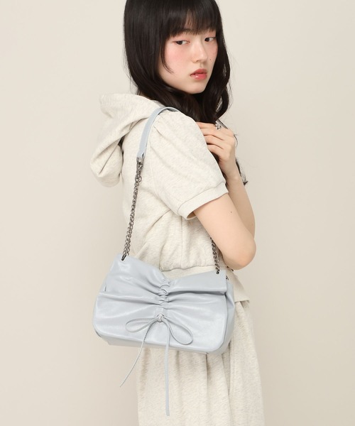 Heather（ヘザー） ショルダーバッグ バッグ リボンショルダーBAG