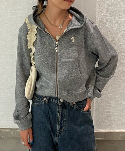 パーカー JieDa / ジエダ 別注 RAME SWEAT ZIP HOODIE レディース 