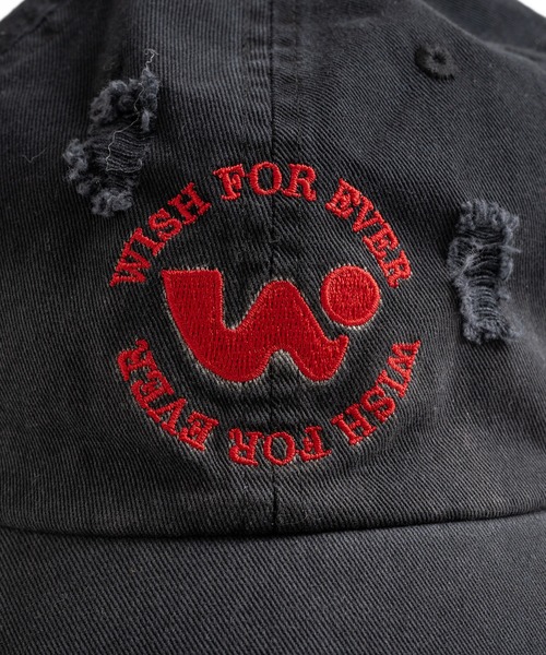 STARTEXCEEDEND×Fourth3exキャップ 帽子 ダメージ ヴィンテージ WISH FOR EVER キャップ 帽子 VINTAGE DESIGN DAMAGE CAP