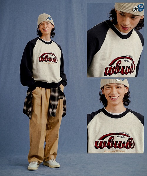 スウェット・トレーナー WV PROJECT HEITZ SWEAT COLLAR SWEATSHIRT 4FT1752 WV PROJECT トレーナー スウェット 「WV PROJECT」Heavy Cotton