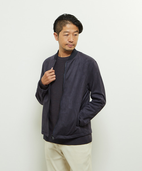 MELROSE - メルローズ MELROSE ブルゾン MEN'S MELROSE ブルゾン アウター ダンボールレザーミニマムMA-1