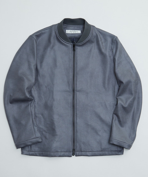 MEN'S MELROSE ブルゾン アウター ダンボールレザーミニマムMA-1