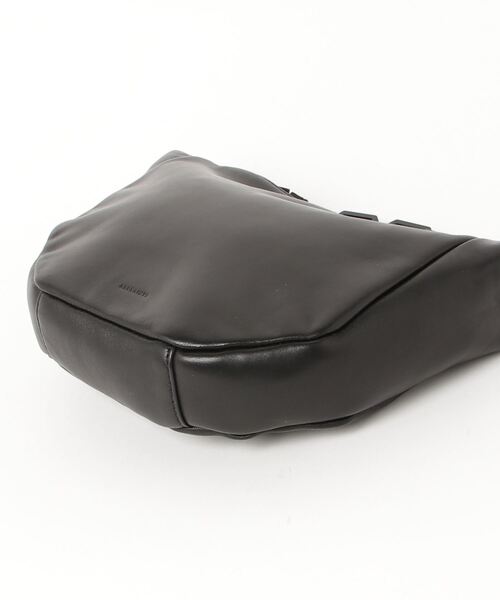 All Saints Black 黒 レザー ショルダーバッグ ALLSAINTS 「ALLSAINTS」 ショルダーバッグ ONE SIZE ブラック
