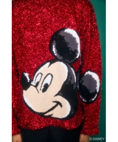 Disney SERIES CREATED by MOUSSY ニット セーター MD JAQUARD