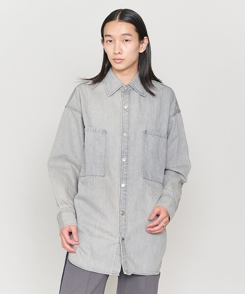 ブラウス シャツ 「ASTRAET」11.5oz デニム 2ポケットシャツ UNISEX レディース メンズ