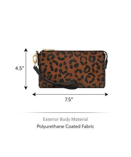 FOSSIL（フォッシル） ポーチ リストレット レディース コーティング 