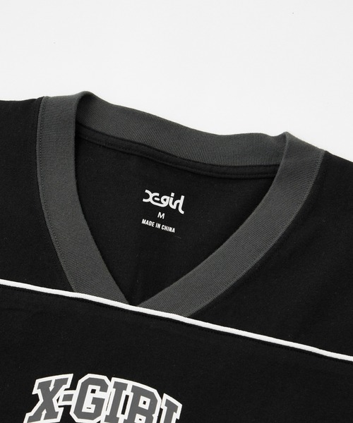 BOX LOGO AND FACE S/S BIG TEE DRESS（ワンピース）｜X-girl