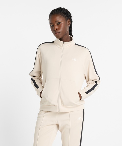 ニューバランス ニットトラックジャケット& パンツ レディース M New Balance（ニューバランス） ジャージ ニットトラックジャケット